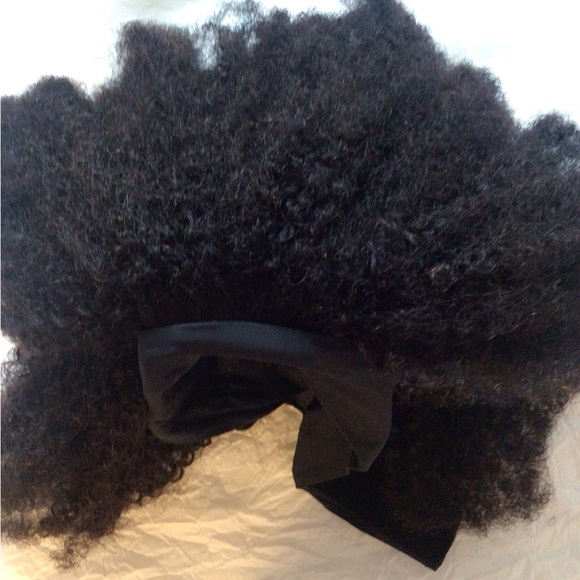 Kinky Synthetic Afro Headband Wig Curly Half Wig For Woman - Picture 8 of 11